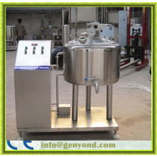Máquina de pasteurización de leche pequeña de acero inoxidable